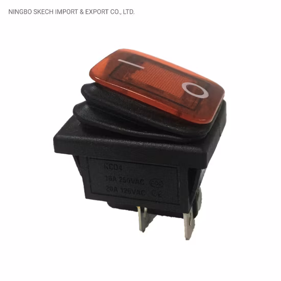 Waterproof Kcd4 Rocker Switch Push Button Switch